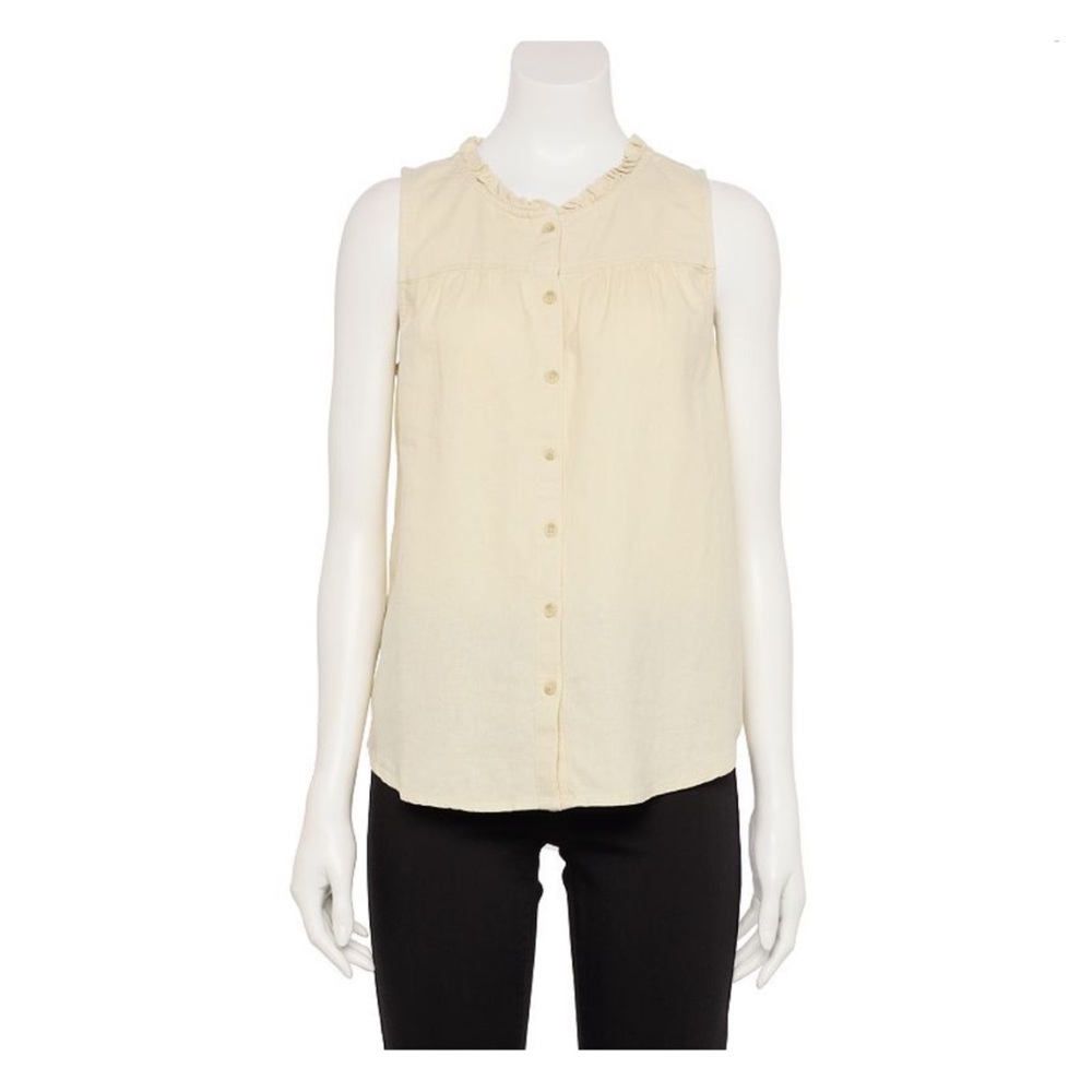 Sonoma Goods For Life Ruffle Tank Top